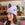 One of our team wearing a lavender plant nerd beanie