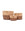 TAIFA: Baked Tile & Sand Duo Colour Block Woven Basket